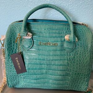 bebe purse/bag. Teal. Brand new. Tags on.